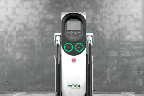 EnsmartEV - A Universal Charging post with CCS2 charging connectors and Type 2 sockets